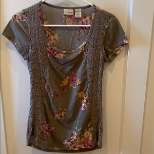Floral Stitched Blouse